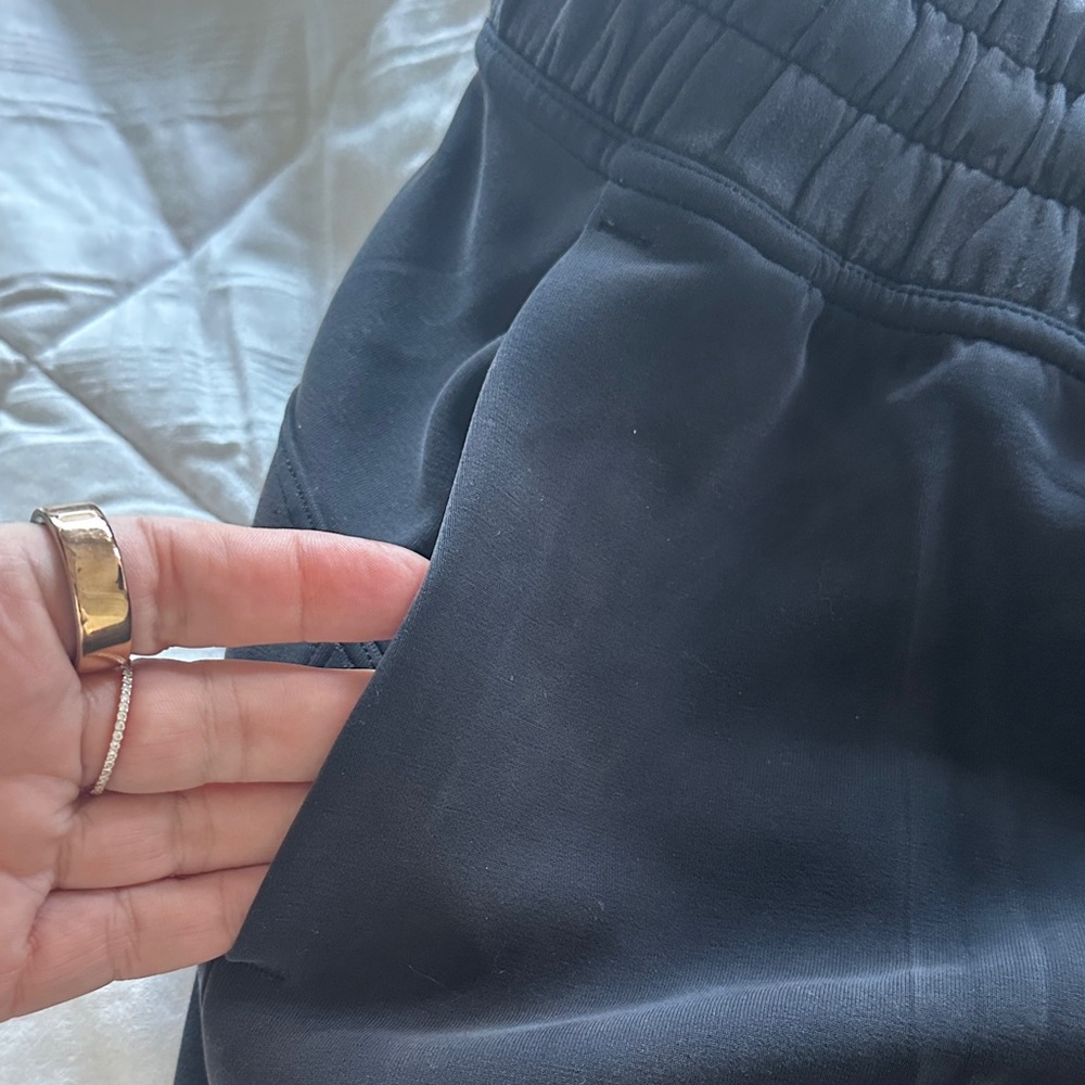 Lululemon Black Drawstring Capris - image 3